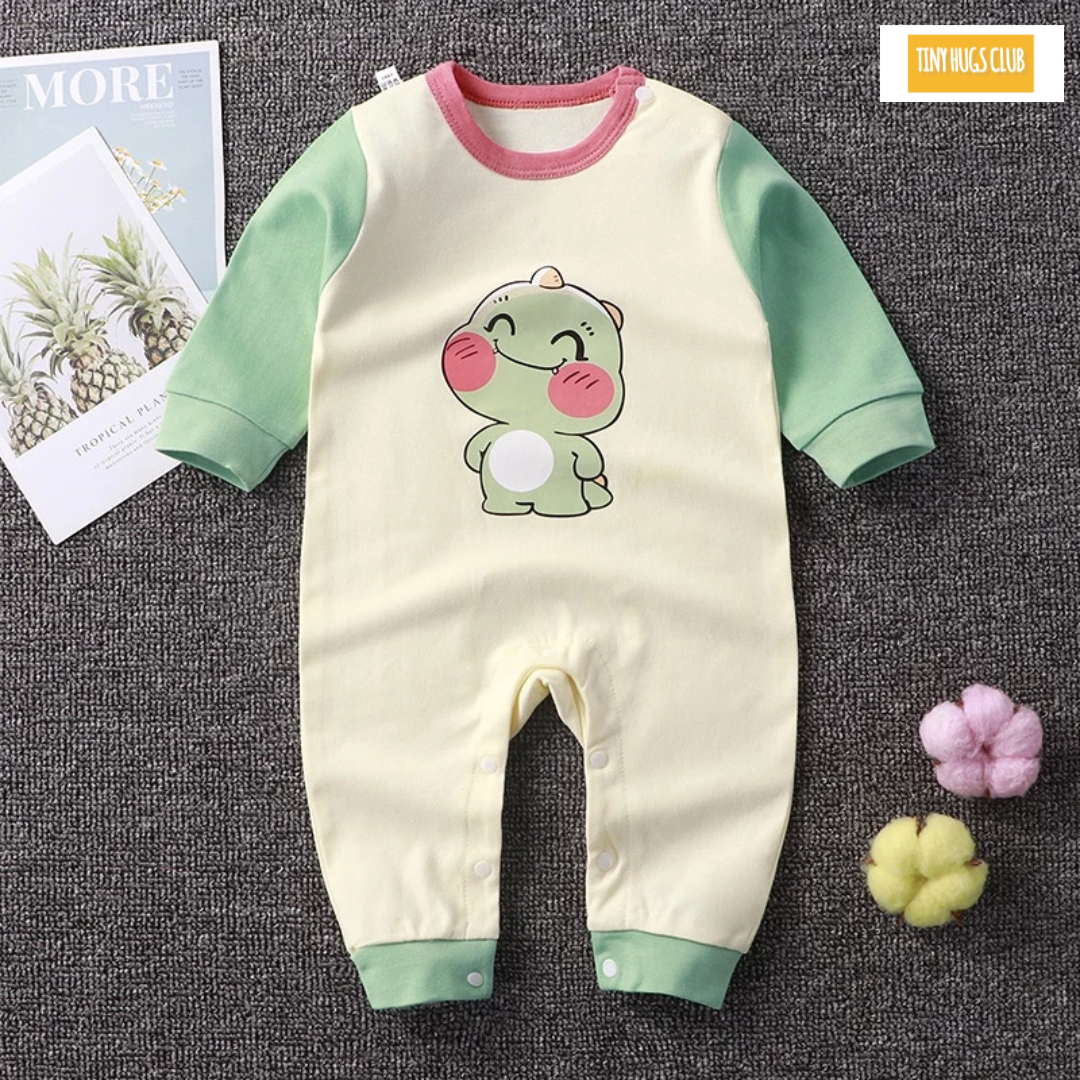 Unisex Baby Sleeping Jumpsuit – Soft & Comfortable (0–12 Months)